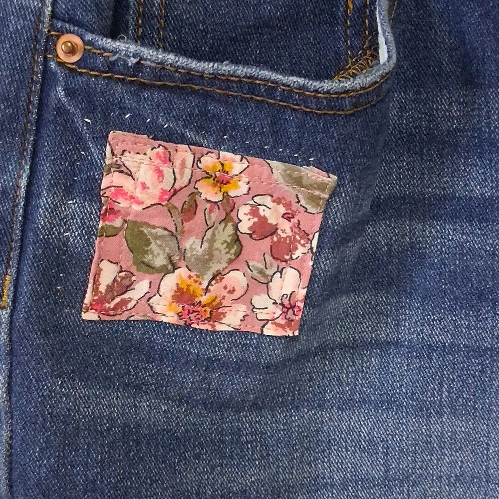 Patchwork Denim Barrel Leg Jeans - Picture 4 of 12